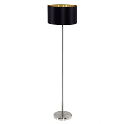 Afbeelding van EGLO Maserlo Vloerlamp E27 151 cm Grijs/Zwart/Goud