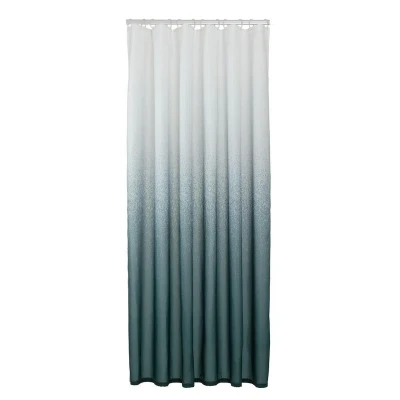 Afbeelding van Sealskin Blend Douchegordijn 180x200 cm Polyester Groen / Wit