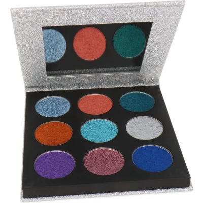 Afbeelding van Makeup Revolution Pressed Glitter Oogschaduw Palette Illusion