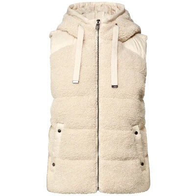Afbeelding van Street One Struktumix Teddyweste Bodywarmer, Dames, Maat: 42, Beige