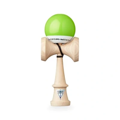 Afbeelding van KROM Kendama POP LOL Lichtgroen houten bilboquet voor beginners en gevorderden behendigheidsspel buiten binnen speelgoed van hout met touw, bal