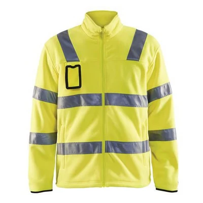 Image de Veste polaire haute visibilité jaune fluorescent