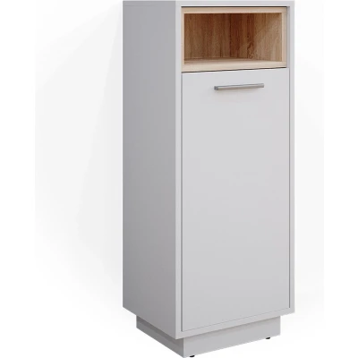 Afbeelding van Vicco Halfhoge kast Beatrice, Wit/Wit, 30 x 93 cm
