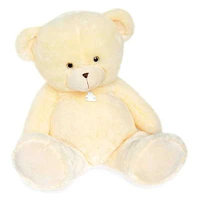 Afbeelding van Pluche Beer Ours Bellydou Crème (90cm)