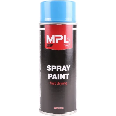 Afbeelding van MPL Verf Spuitbus Spuitlak Blauw 400 ml Sneldrogend