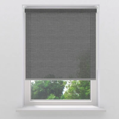 Afbeelding van Rolgordijn woven screen Smart Anthracite 180x190cm (Grijs)