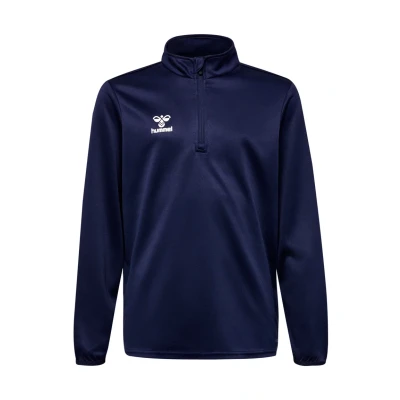 Afbeelding van Hummel Essential Halfzip Longsleeve voor kinderen, Maat: 116, Marine