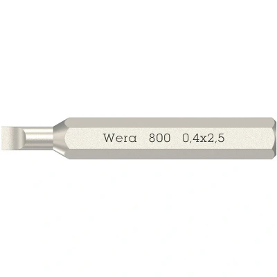 Afbeelding van Wera 800 Micro Gleuf bit 2.5 mm 1 stuk(s)