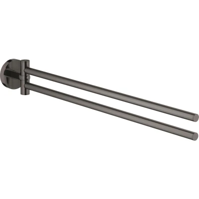 Afbeelding van GROHE Essentials handdoekhouder 2 lids met draaibare armen 43,9 cm