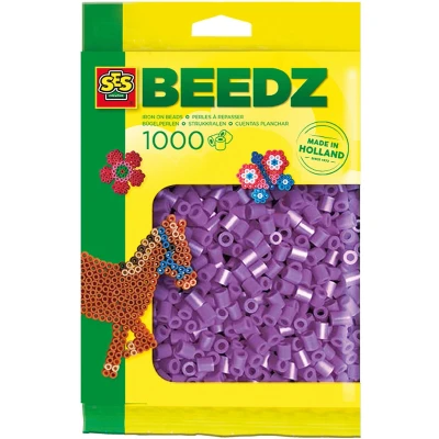 Afbeelding van Ses Creative Beedz Strijkkralen Paars 1000 Stuks