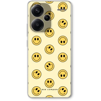 Afbeelding van Case Company® hoesje geschikt voor Xiaomi Redmi Note 13 Pro plus Smiley N2 Soft Cover Telefoonhoesje Bescherming aan alle Kanten en Schermrand