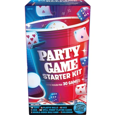 Afbeelding van Goliath Party Game Starter Pack Actiespel Partyspel Drankspel 30 verschillende spellen in 1 verpakking!