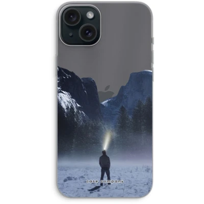 Afbeelding van Case Company® hoesje geschikt voor iPhone 15 Plus Wanderlust Soft Cover Telefoonhoesje Bescherming aan alle Kanten en Schermrand