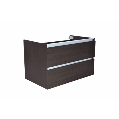 Afbeelding van Wiesbaden Vision onderkast+2 laden 80x46 houtnerf grijs