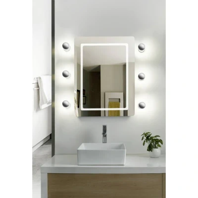 Afbeelding van LightMe Aqua LM85640 LED wandlamp GU10 4.9 W Chroom