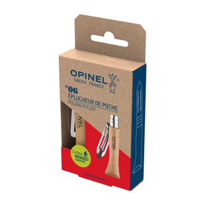 Afbeelding van Opinel N06 Inox RVS Dunschiller Bruin Bestek