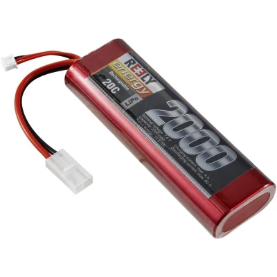 Afbeelding van Reely LiPo accupack 7.4 V 2000 mAh Aantal cellen: 2 20 C Hardcase Tamiya stekker