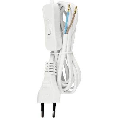 Afbeelding van REV 0505680555 Aansluitkabel Stroom Wit 2 m