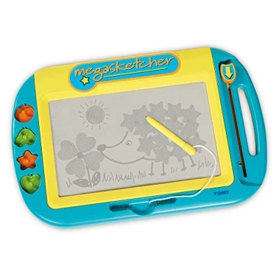 Afbeelding van FAT BRAIN TOYS Tableau Magique Motorisé Bleu Jaune