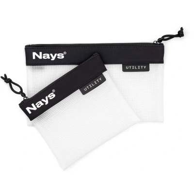 Afbeelding van Nays Utility Tas Wit/ Zwart Large