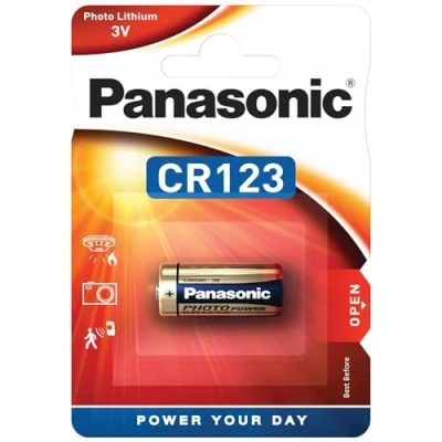 Image de Panasonic CR 123 A Pile au lithium (3 V, paquet de 10)