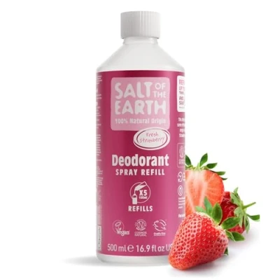 Afbeelding van Salt of The Earth Sweet Strawberry Natural Deodorant Refill 500ml