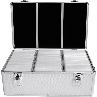 Afbeelding van MediaRange CD koffer 500 CDs/DVDs/Blu rays Aluminium Zilver 1 stuk(s) (b x h d) 447 180 300 mm BOX77