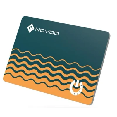 Afbeelding van NOVOO Air Tag Card Wallet Tracker Thin 1,6 mm, Smart Slim, 6 jaar batterij, IP68 waterdicht, compatibel met Apple Waar is (iOS), Bluetooth GPS, portemonnee zoeker, koffers, paspoorten