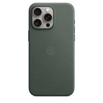 Image de Apple iPhone 15 Pro Max FineWoven Back Cover MagSafe Chêne Vert