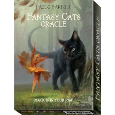 Afbeelding van Barbieri Fantasy Cats orakel kaarten