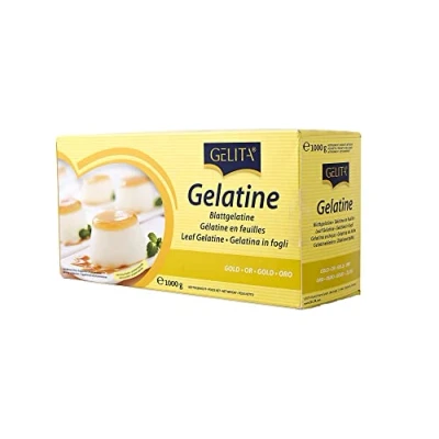 Afbeelding van Bladgelatine Goud (200 Bloom) 1kg