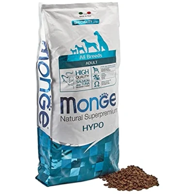 Afbeelding van Monge Superpremium All Breeds Hypoallergenic Zalm &amp; Tonijn 12 kg