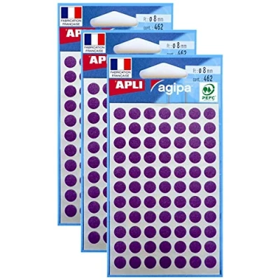 Afbeelding van Apli 111836, zakje met 462 tabletten, paars, Ø 8 mm