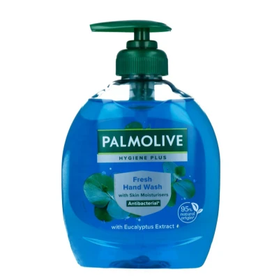 Afbeelding van Palmolive Hygiëne Plus Fresh Hand Wash Antibacterial Eucalyptus 300ML