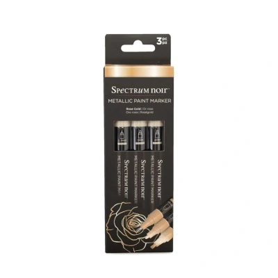 Afbeelding van Spectrum Noir Metallic Paint Marker Rose Gold (3pcs) (MTPM ROS3)