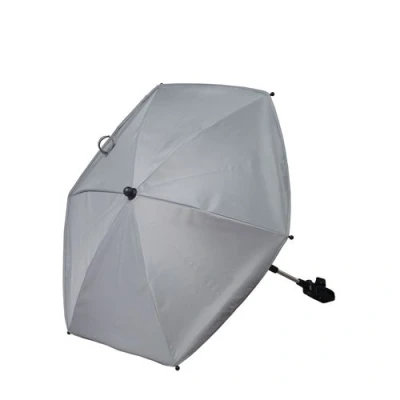 Image de Bambisol Ombrelle Articulée Universelle Poussette Anti UV 50+ Classico Gris