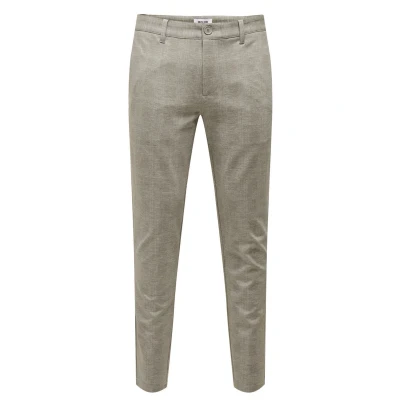 Afbeelding van Only &amp; sons broek voor heren grijs maat 34 l34