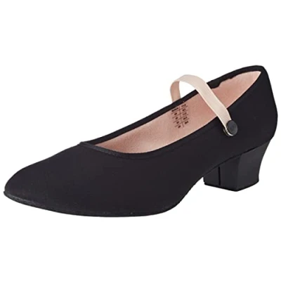 Afbeelding van Bloch Tempo Canvas Jazz &amp; Modern Dance dansschoenen voor dames, Zwart