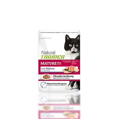 Afbeelding van Natural Trainer Cat Mature Salmon Pouch 12X85 GR