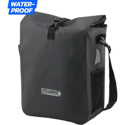 Afbeelding van Lynx Fietstas Pakaftas Zwart Tarpaulin 21 Liter