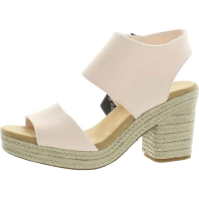 Afbeelding van TOMS Majorca Damessandaal met sleehak, Dusty Peach