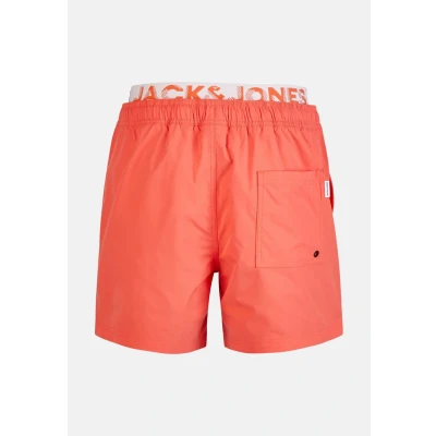Afbeelding van Jack &amp; Jones Heren Short MAUI JJSWIM regular fit Rood S Volwassenen