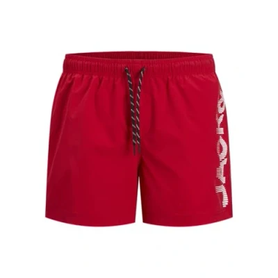 Afbeelding van Jack &amp; Jones Maui Logo Zwemshort Heren Maat XL