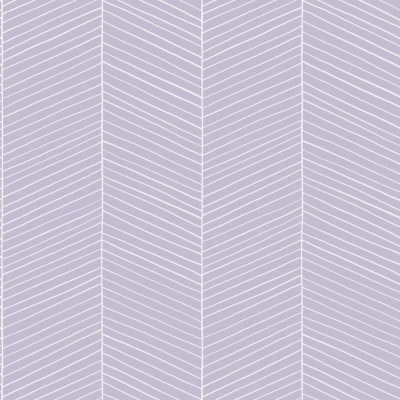 Afbeelding van ESTAhome behang visgraat motief lila paars 139451 0,53 x 10,05 m