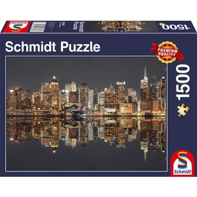 Image de Puzzle Schmidt New York Skyline la nuit, 1500 pièces