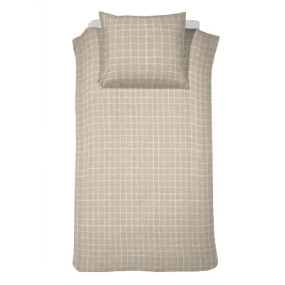 Afbeelding van Cinderella Carre Dekbedovertrek Eenpersoons 140x200/220 cm Naturel