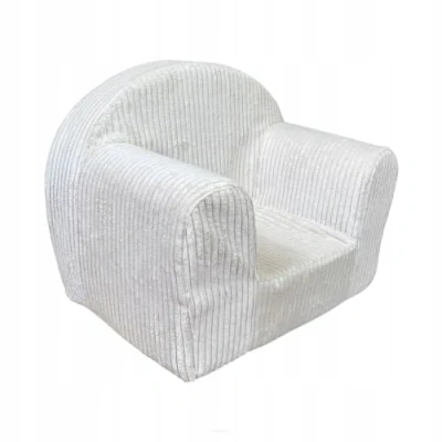 Afbeelding van FORTSLINE mini stoel voor kinderen vanaf 1 jaar, 40 x 33 39 cm, kinderstoel, corduroy, Oeko Tex gecertificeerd, vele kleuren, beige