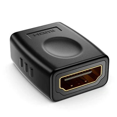 Afbeelding van deleyCON 1 x HDMI adapter vrouwelijke connector standaard aansluiting type A 4K Ultra HD UHD 3D Full 1080p HDR ARC Highspeed met Ethernet