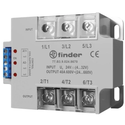 Afbeelding van Finder Halfgeleiderrelais 77B190248250 40 A Schakelspanning (max.): 280 V/AC Schakelend bij overbelasting 1 stuk(s)