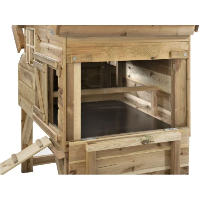 Afbeelding van Voldux Kippenhok Jasper 140x90x165 cm Naturel